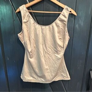 Spanx Slimplicity Cami Tank Top Scoop Neck Slimming Shapewear Nude Women’s 1X